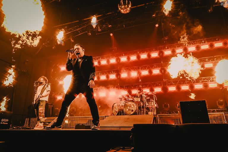 Shinedown performing live at AEC Theatre in Adelaide